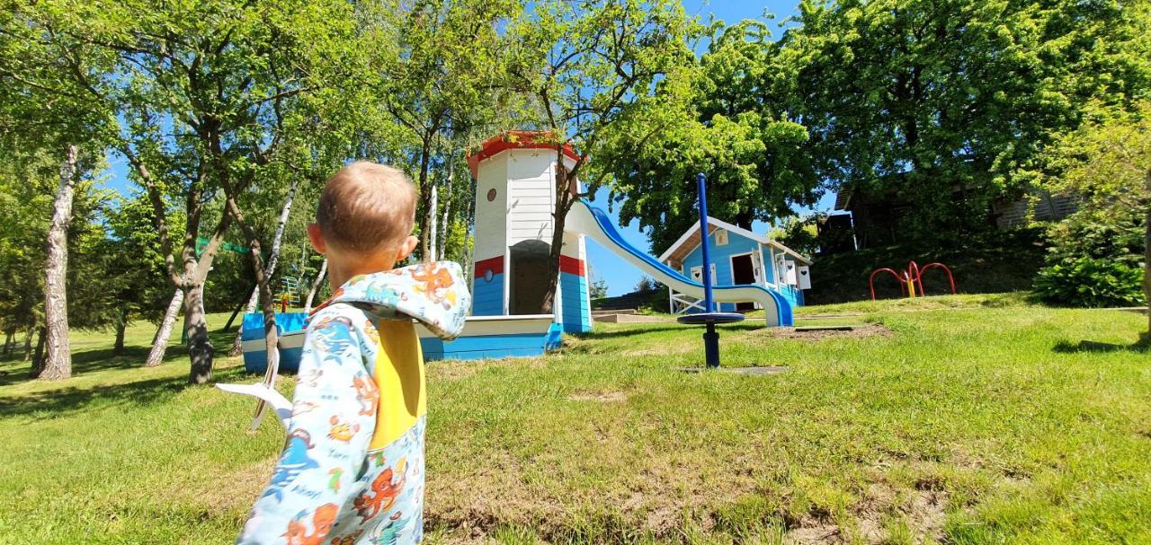 Dom Wczasowy Rudnik Z Basenem, Sauna I Bania Chłapowo Buitenkant foto